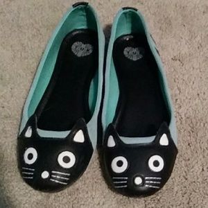 T.U.K Cat shoes teal